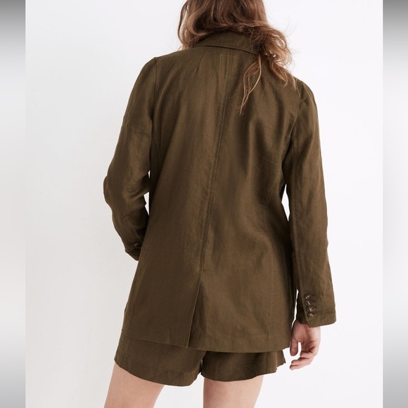 NWT - Madewell - Linen Larson Blazer - Size Small - Picture 3 of 6